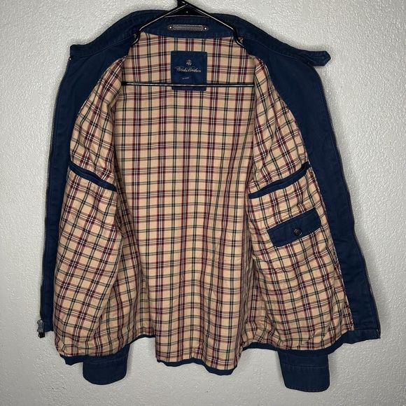 Brooks Brothers Harrington Jacket Navy Mens Medium - Picture 4 of 5